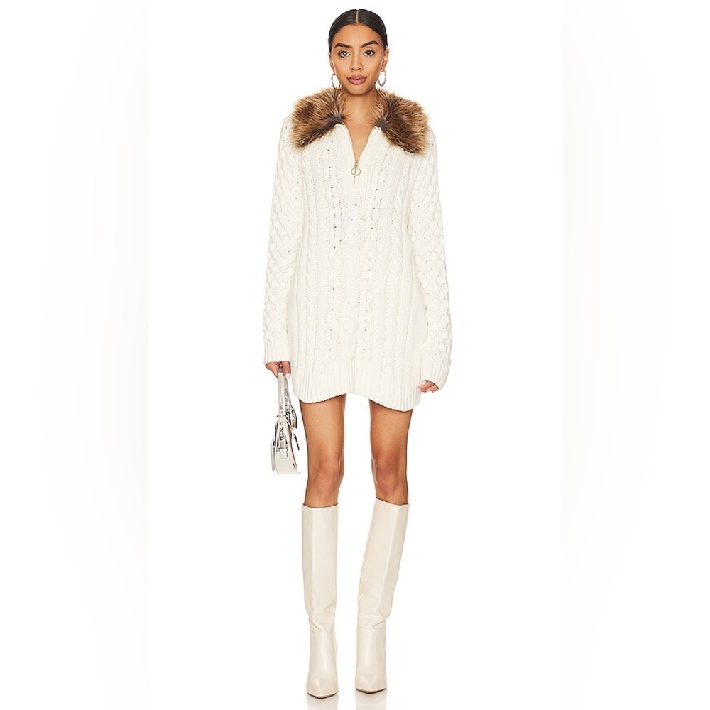 SHOW ME YOUR MUMU Sun Valley Pullover in Cream